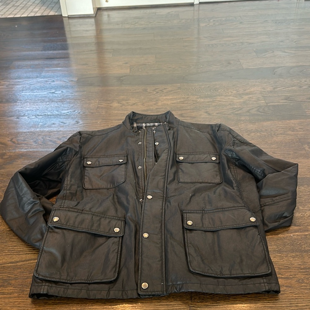 Like new, never worn men’s JCrew waxed cotton jacket